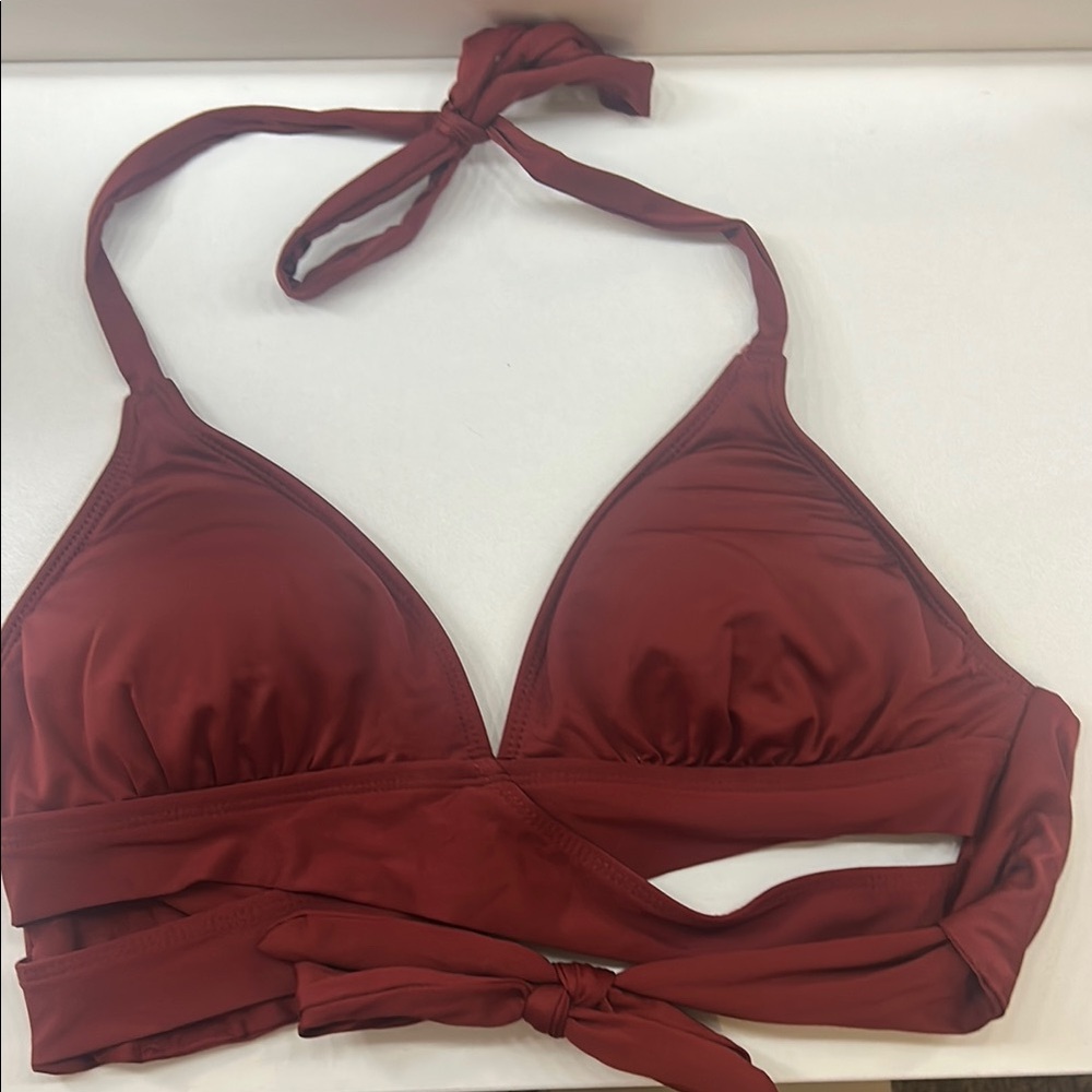 Kona Sol Rust Bikini Top